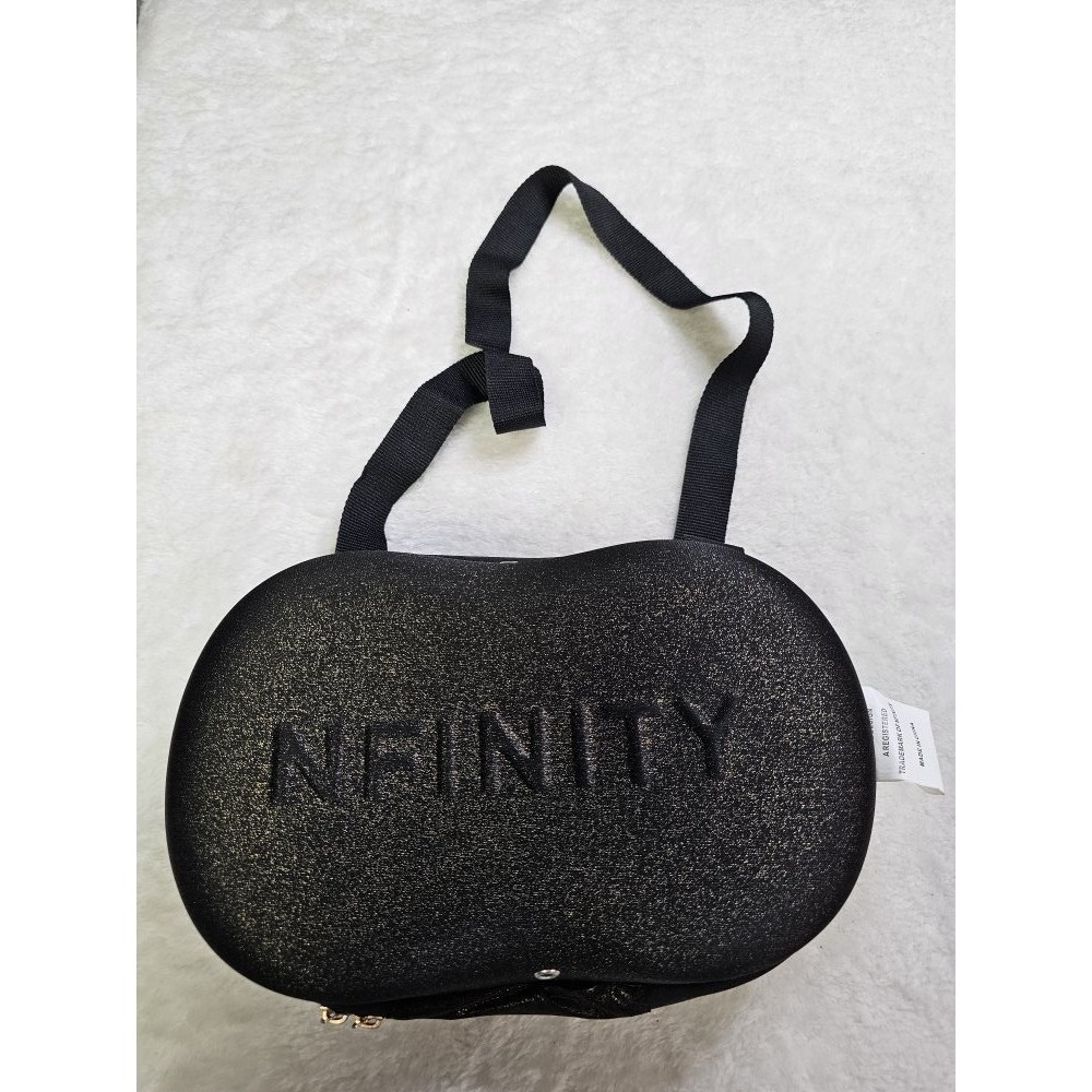 NFINITY Cheer Shoe Carrying Case Storage Crossbody BAG ONLY Black Glitter Size 8